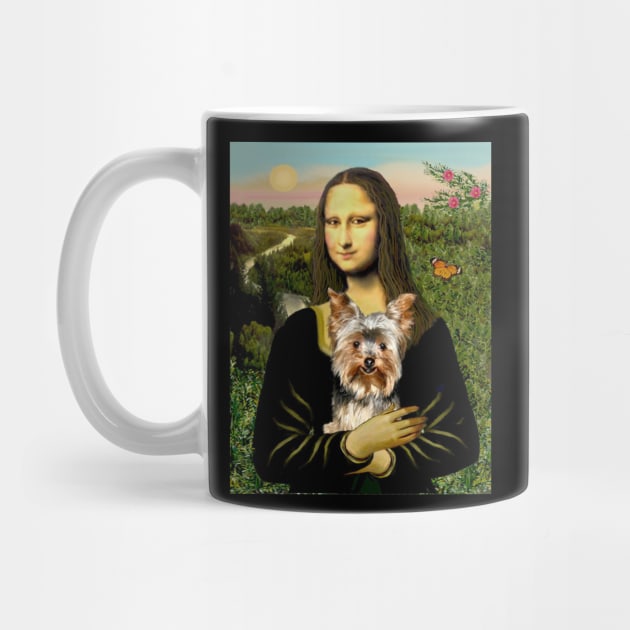 Mona Lisa and Her Yorkshire Terrier by Dogs Galore and More
